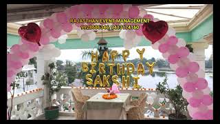 A Luxurious Birthday Surprise in Udaipur, Personalized birthday surprises in udaipur