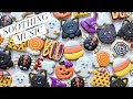 HALLOWEEN COOKIES - cute mini Halloween cookies w/soothing music | Satisfying Cookie Decorating