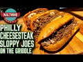 PHILLY CHEESESTEAK SLOPPY JOES ON THE GRIDDLE!  A NEW FAMILY FAVORITE!