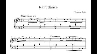 Rain dance composed by Tomomi Kato  #piano #dance #waltz