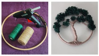 Hanging Tree | Jute Rope Art | DIY Art & Craft