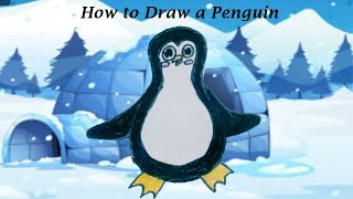 How To Draw A Penguin Easily By Tafrid