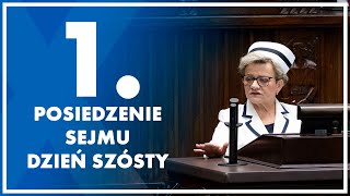 1. posiedzenie Sejmu - dzień szósty, 29 listopada 2023 r.