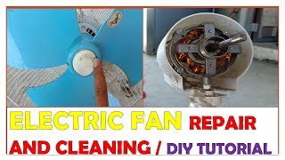 HOW TO FIX AND CLEAN YOUR ELECTRIC FAN / TAGALOG DIY TUTORIAL