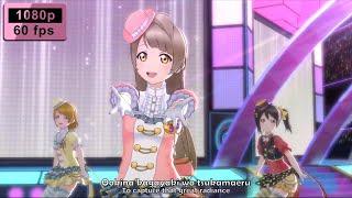 µ's -  KiRa-KiRa Sensation! with Lyrics Romaji+English [1080p 60fps]