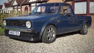 1991 Blue VW MK1 Caddy Pickup