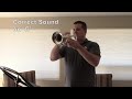 etth trumpet correct sound on g