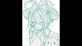 シナモンミクちゃん【イラストメイキング】 #イラスト #初音ミク #illustration