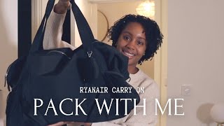 PACK WITH ME (CARRY-ON ONLY) | Travel Essentials, Packing Tips & Antler Packing Cubes Review