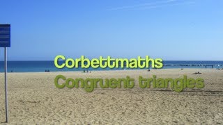 Congruent Triangles - Corbettmaths