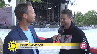 Festivalsommar: "Det är fest på gång i slottskogen" - Nyhetsmorgon (TV4)