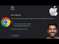 Mac - No Internet - ERR PROXY CONNECTION FAILED - Chrome - 2026