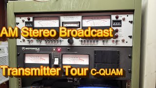 Tour AM Stereo Radio Station Transmitter Custom CQUAM Radio Test 1170 KYET