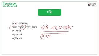 সন্ধি, সন্ধির প্রয়োজনীয়তা, সন্ধির প্র্রকারভেদ ও স্বরসন্ধি