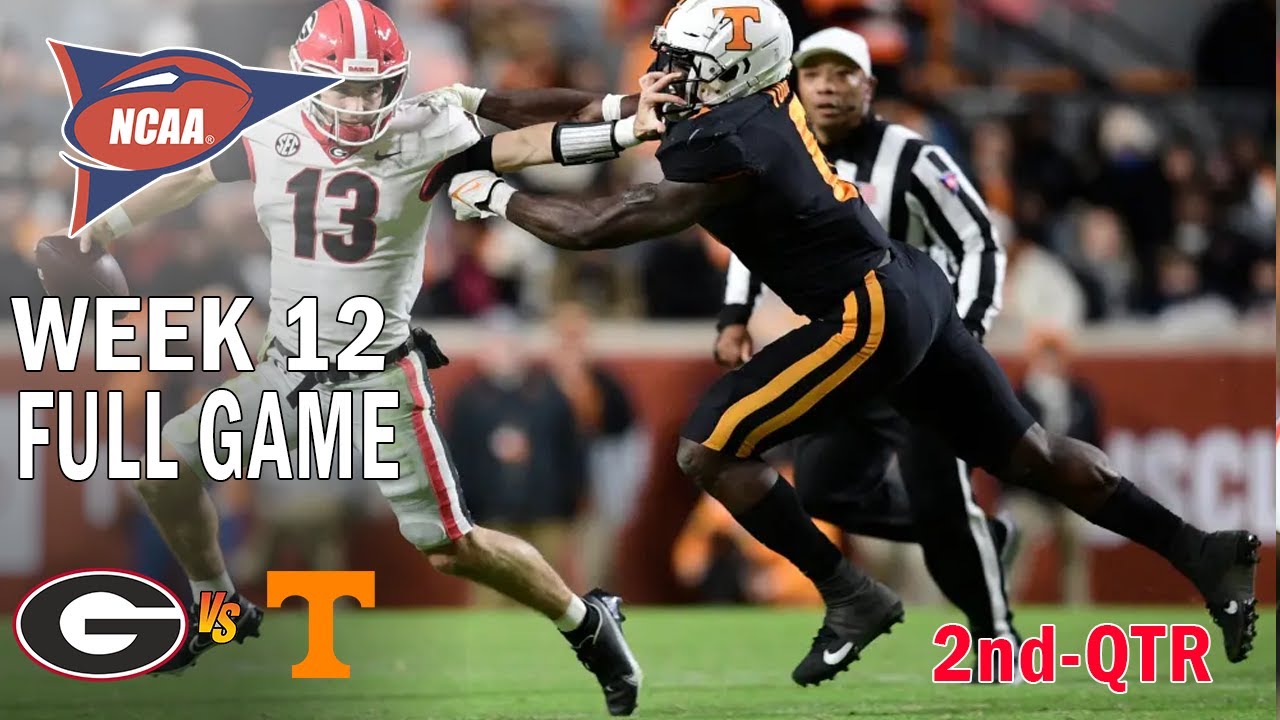 Georgia Vs Tennessee FULL GAME 2nd 11/18/23 | 2023 NCAAF College ...