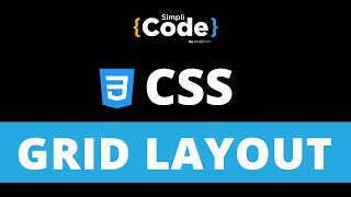 CSS Grid Layout Tutorial | CSS Grid Responsive Layout | CSS Tutorial For Beginners | Simplicode