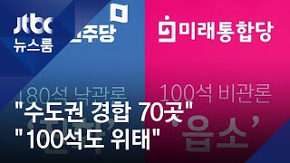 몸 낮추는 여야…180석 낙관론 '경계' vs 100석 비관론 '읍소' / JTBC 뉴스룸