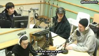 [ENG SUB] 161102 Hongki's Kiss the Radio with Simon D, Elo and Bewhy