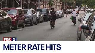 Parking meter rate hits
