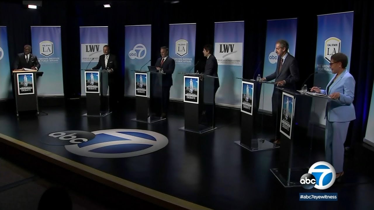 LA Mayor Race: Top 5 Candidates Face Off During Mayoral Debate | ABC7 ...