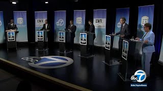 LA mayor race: Top 5 candidates face off during mayoral debate | ABC7