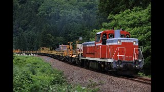 2021/6/17運転 DE10-1167牽引東能代ロンチキ工臨返却