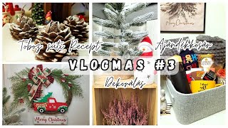 🎄 Vlogmas 2024 #3: Toboz Süti RECEPT sütés nélkül, DIY Ajándékkosarak \u0026 Ünnepi Dekorációk!