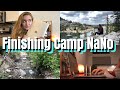 Finishing Camp NaNo And Setting New Writing Goals // Writing Vlog