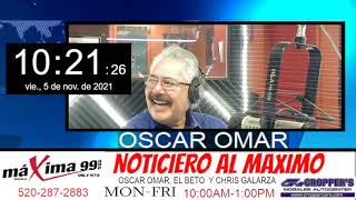 Noticiero Al Máximo Con Oscar Omar Felix, ''Betun'' Vizcarra Y Chris El ''Machu Picchu'' #Podcast323