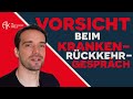 Vorsicht beim Krankenrückkehrgespräch mit dem Arbeitgeber! #bem #krank