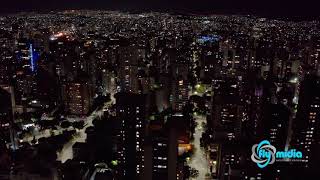 Belo Horizonte at Night in 4k