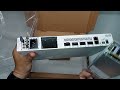 UNBOXING MikroTik CRS504-4XQ-IN by NeXTGENiT