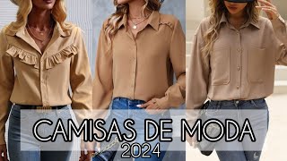 CAMISAS DE MODA 2024 MODELOS ELEGANTES Y BONITOS