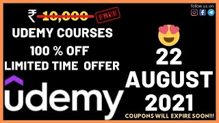 Udemy FREE Courses Certificate | Udemy Coupon Code 2021  #freeudemycourses #Udemycoupon #udemy #2021
