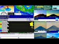 🇲🇽🔺Mexican seismic and volcanic monitoring (Popocatepetl, Colima, spectrograms, seismograms)