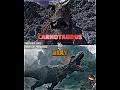 Carnotaurus vs Rexy #jurassicworld #rexy #vsedit #vsbattle #wis #wisedit #whoisstronger #debate
