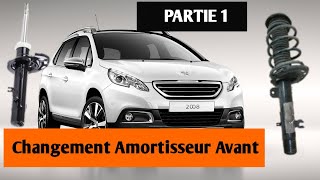 Changement Amortisseur Avant Peugeot 2008 PARTIE 1