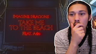 Imagine Dragons - Take Me To The Beach (feat. Ado) (Official Lyric Video) REACTION