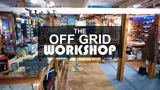 Off Grid Solar Powered Workshop Tour