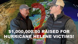 $1,000,000.00 Raised by Local Hero for Hurricane Helene Victims