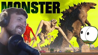 Forsen  Reacts - 👹 MONSTER SIZES ► First person view