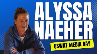 Alyssa Naeher would try a diving header to win the World Cup | USWNT World Cup Media Day