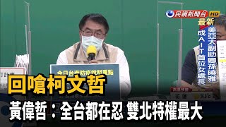 柯批第七類搞特權 黃偉哲：柯文哲最沒資格說－民視台語新聞