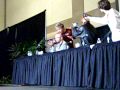 Vic  Mignogna Kisses Chris Sabat's Head!