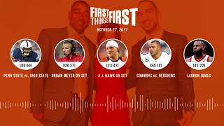 First Things First audio podcast(10.27.17)Cris Carter, Nick Wright, Jenna Wolfe | FIRST THINGS FIRST