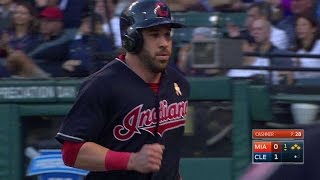 MIA@CLE: Ramirez brings home Kipnis on a grounder