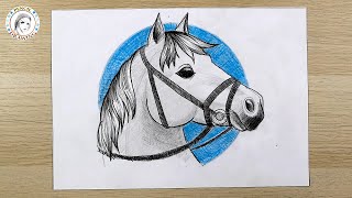 How to draw a Horse step by step | horse drawing  | رسم سهل للمبتدئين | رسم حصان | comment dessiner