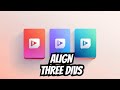 How to Align Three Divs Next to Each Other With FlexBox