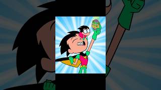 Robin found the egg that Batman hid 😅🥚 #teentitansgo