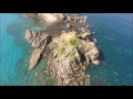 【空撮】鹿児島県南さつま市　坊津秋目の海